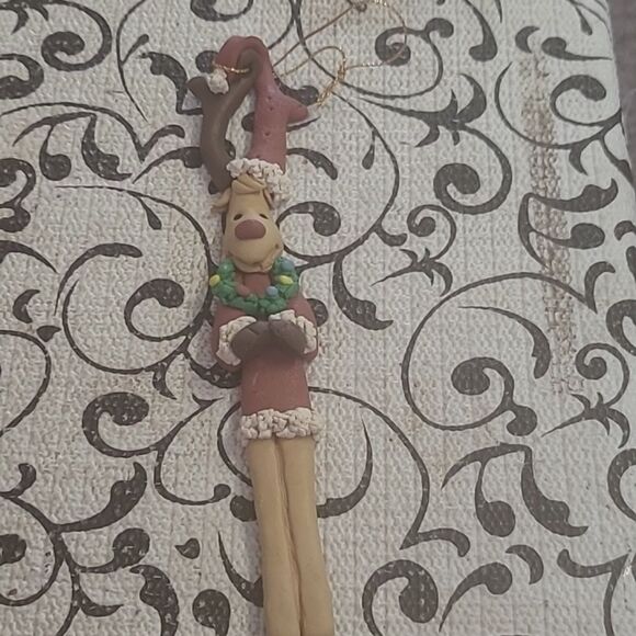 Festive Santa and Reindeer Ornaments - Picture 4 of 5